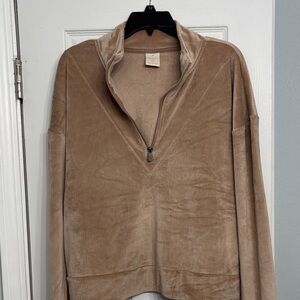 Tan Corduroy Pullover